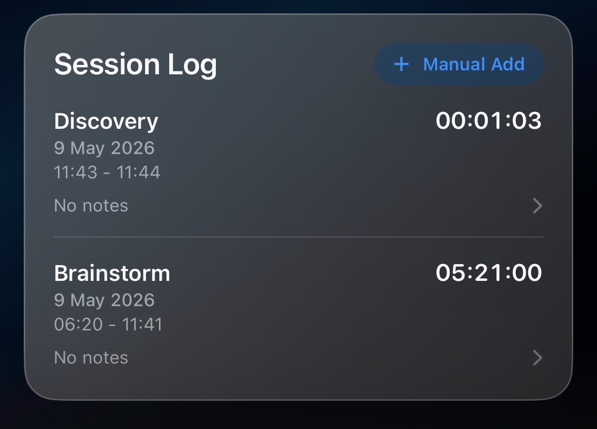 Session complete